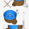 Hot tub with external heater 200 (plastic interior) - Image 2