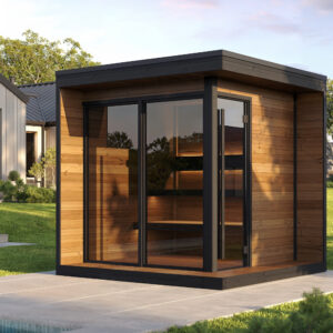"HUKI" L sauna view