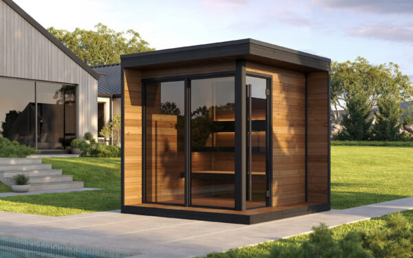 "HUKI" L sauna view