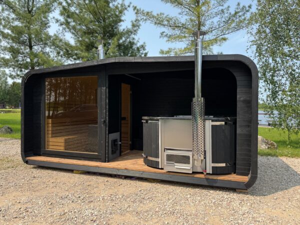 Luxury Outdoor Sauna & Hot Tub Combo - Image 5
