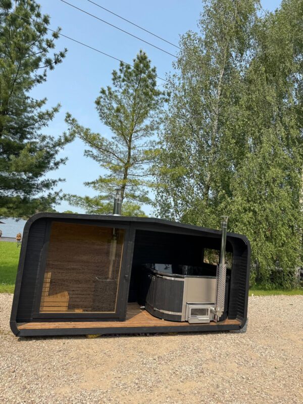 Luxury Outdoor Sauna & Hot Tub Combo - Image 6