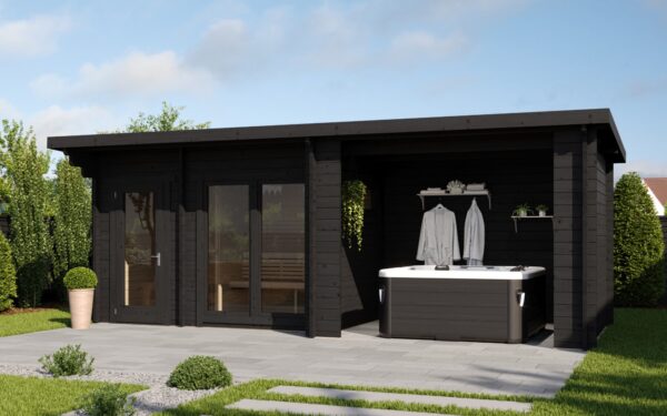 Hot Tub shelter black